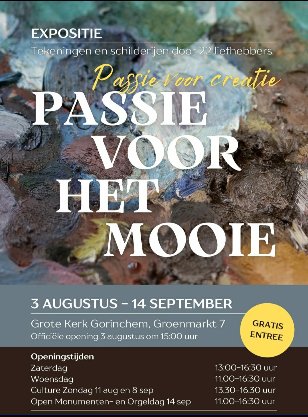 Expositie ‘Passie voor het mooie - Passie voor creatie' in de Grote Kerk in Gorinchem